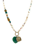 Protective Jade & Pearl Necklace