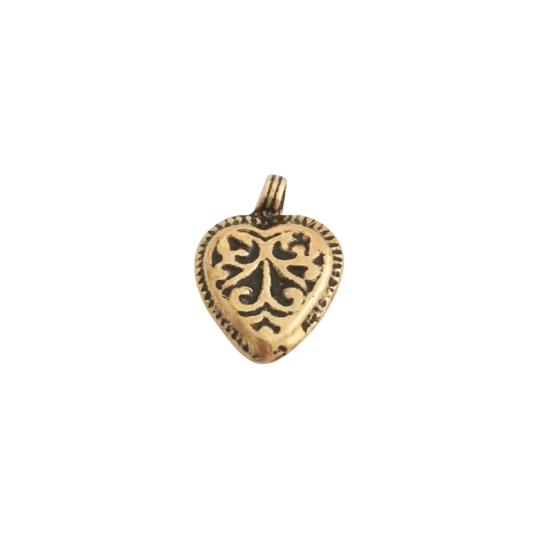 Gold Bronze Turkish Heart