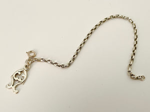 Delicate Sterling Rollo Chain Bracelet