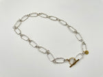 Hand Cast Sterling Chain Necklace