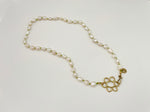 Daisy Pearl Hand Knotted Necklace