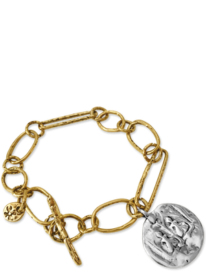 14K Gold Filled Ganesha Link Bracelet