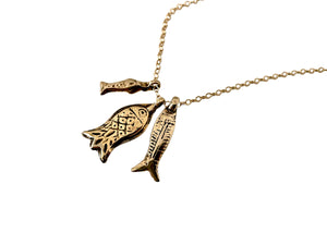 Three Fish Necklace