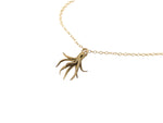 Artful Bronze and Gold Octopus Necklace