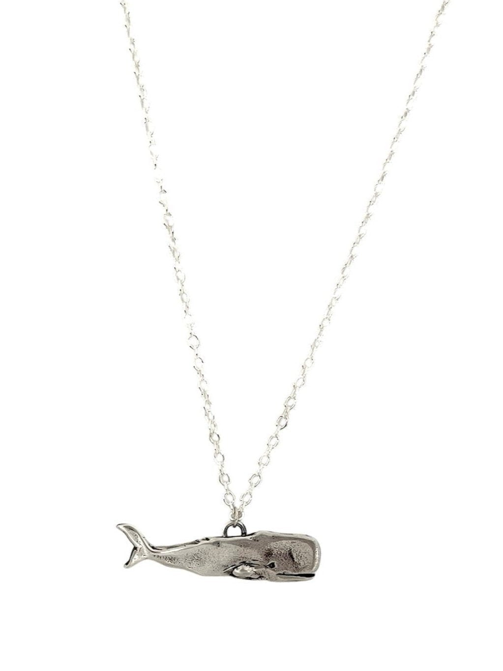 Whale Bronze and Gold Necklace