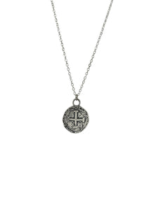 Sterling Spanish Galleon Coin Necklace