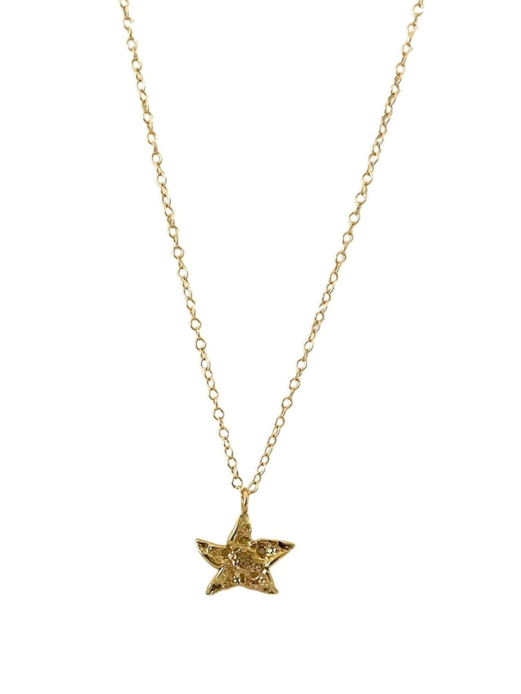 Bronze and Gold Starfish Necklace