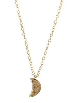 Luna Bronze and Gold Necklace