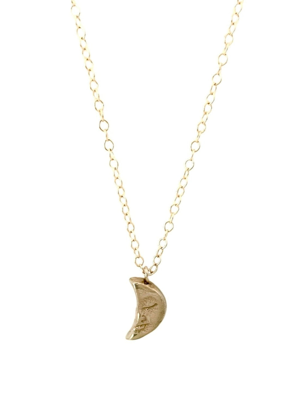 Luna Bronze and Gold Necklace