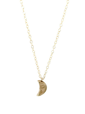 Luna Bronze and Gold Necklace