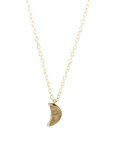 Luna Bronze and Gold Necklace