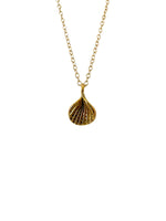 Little Scallop Bronze and Gold Necklace