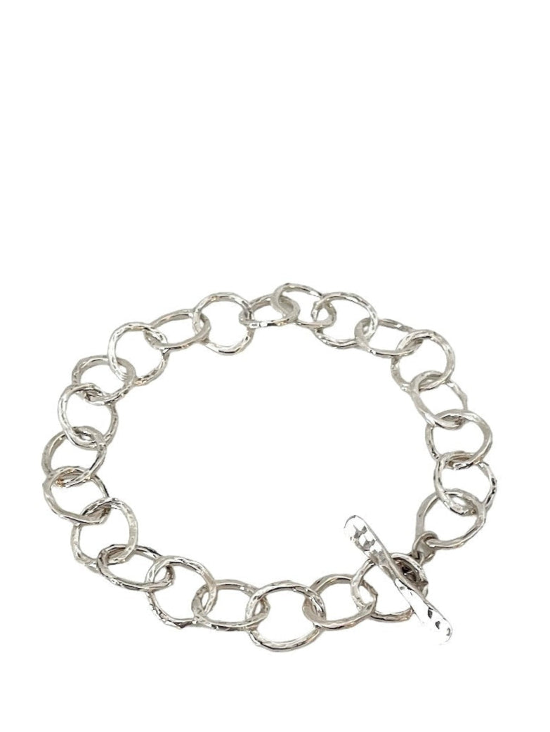 Sterling Link Charm Bracelet