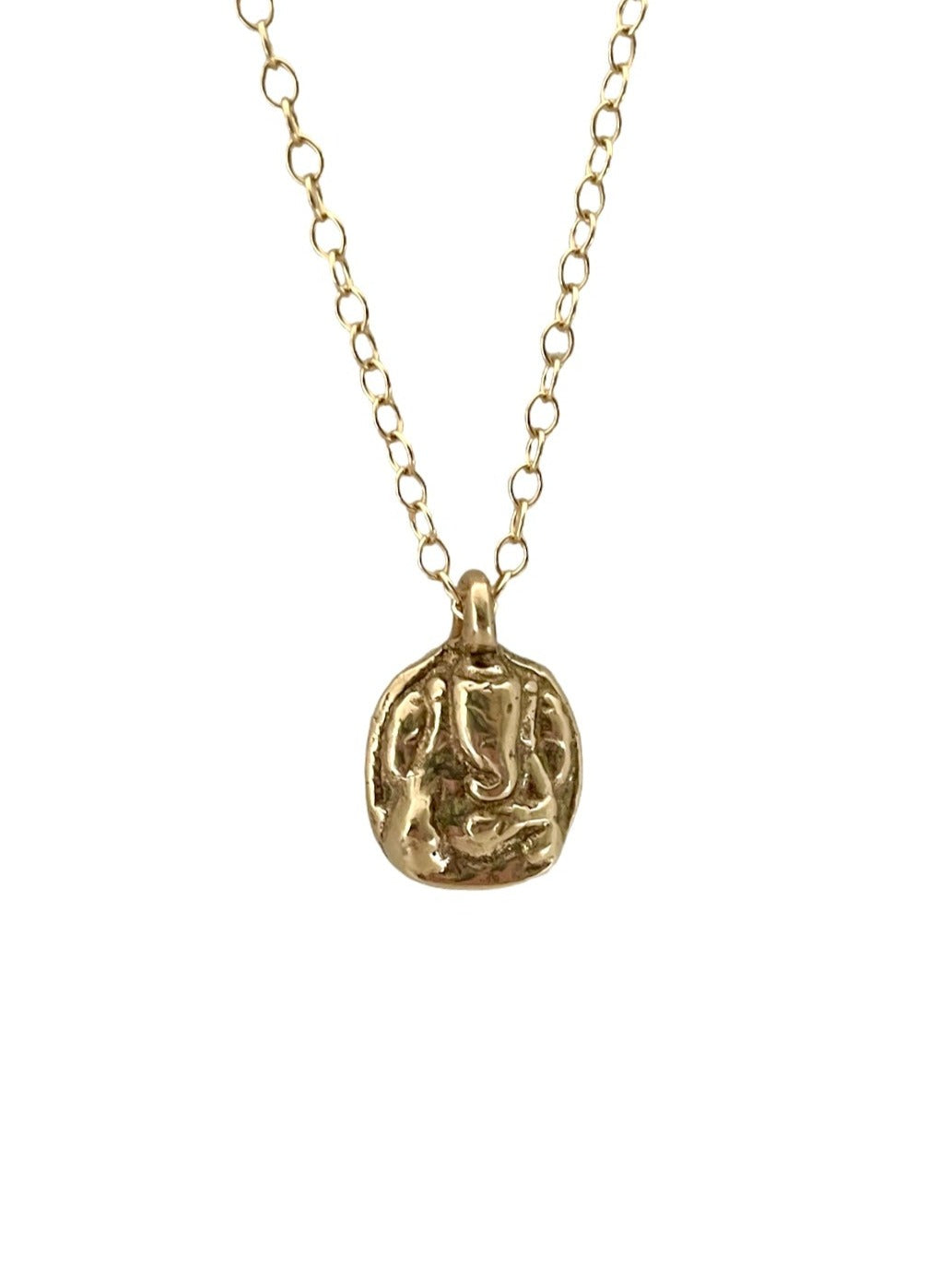 Gold Elephant God Necklace