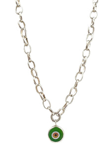 Sterling Evil Eye Necklace