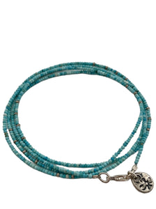Delicate Turquoise Wrap Bracelet