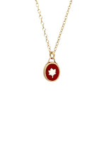 Maple Leaf Cameo Necklace
