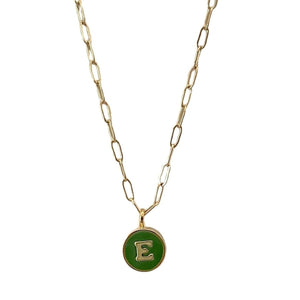 Small Monogram Cameo Necklace