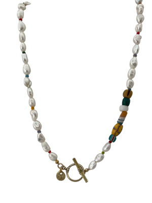 Protective Jade & Pearl Necklace