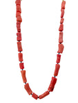 Coral Gathered Necklace