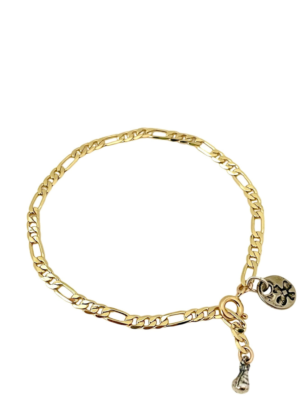 Figaro 14K Gold Fill Chain Bracelet