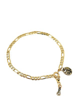 Figaro 14K Gold Fill Chain Bracelet