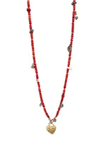 Coral "Chachal" Love & Light Necklace
