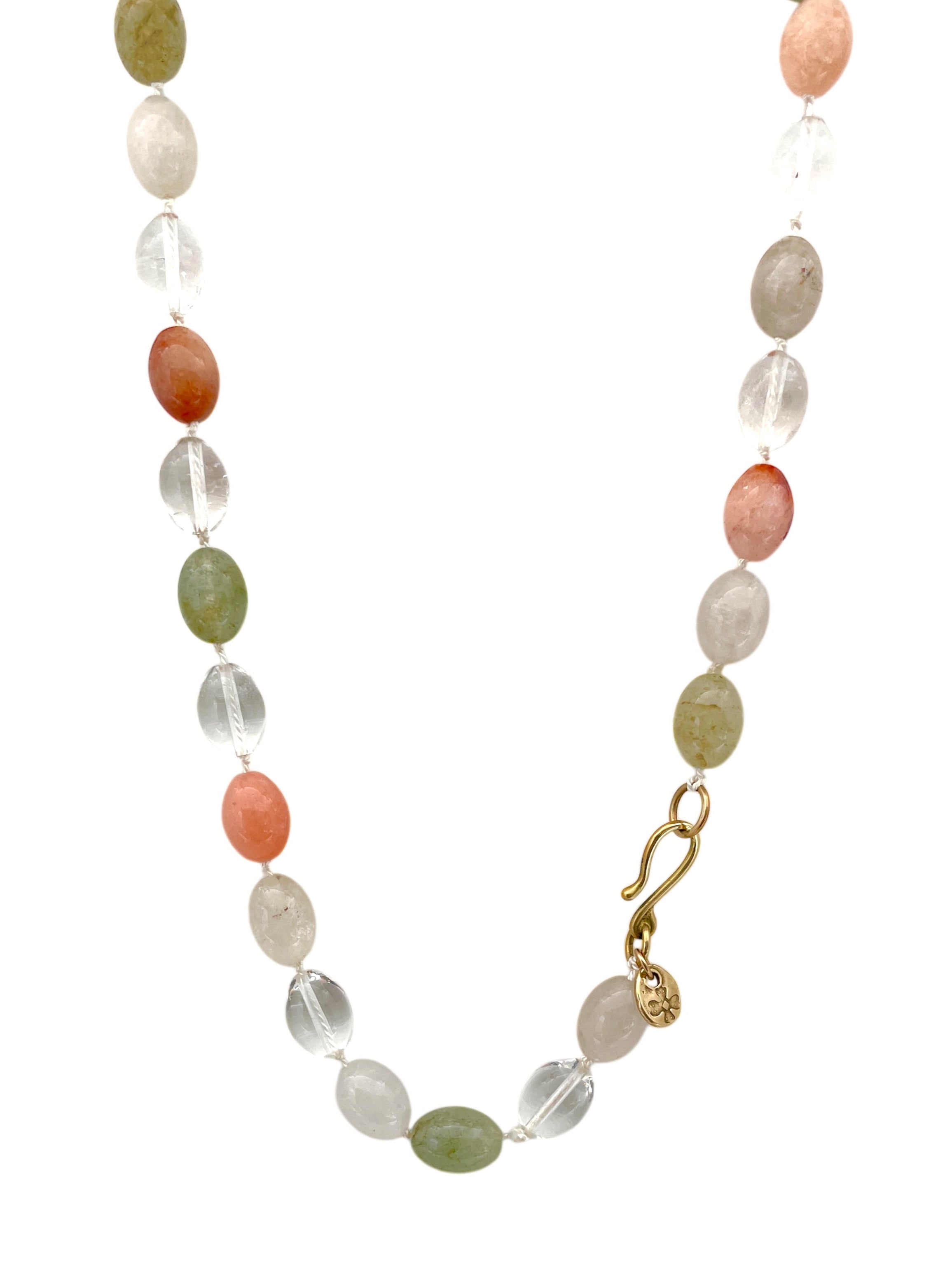 Rutilated Quartz Gemstone Necklace