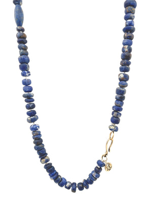 Hand Knotted Lapis Necklace & Wrap Bracelet