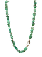 Hand Knotted Chrysoprase Necklace & Wrap Bracelet