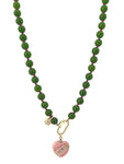 Jade Love Hand Knotted Necklace