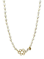 Daisy Pearl Hand Knotted Necklace