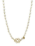 Daisy Pearl Hand Knotted Necklace