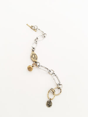 Sterling Vishnu Peace Bracelet