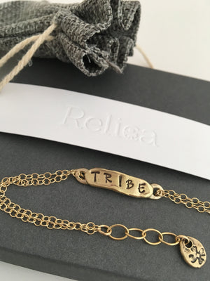 Delicate Gold Word Necklace