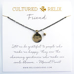 Sanskrit Friendship Relic Necklace