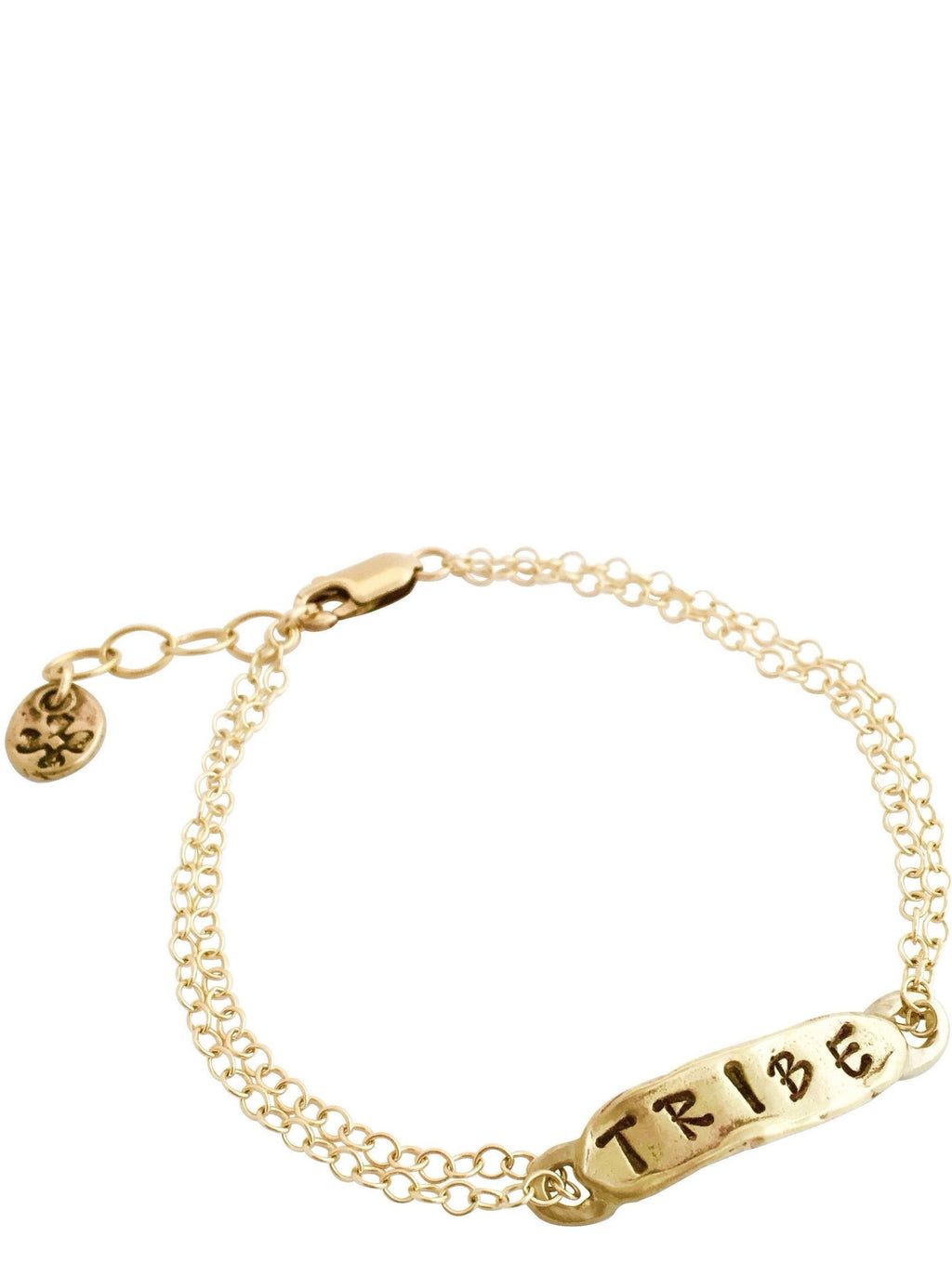 Delicate Gold Word Bracelet