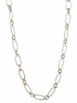 Hand Cast Sterling Chain Necklace