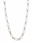 Hand Cast Sterling Chain Necklace