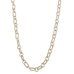 Golden Bronze & Sterling Small Link Necklace