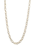 Golden Bronze & Sterling Small Link Necklace