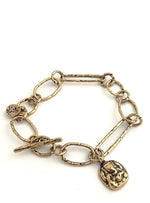 Ganesha Bronze Link Bracelet