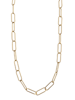 Gold Filled Large Paper Clip Chain