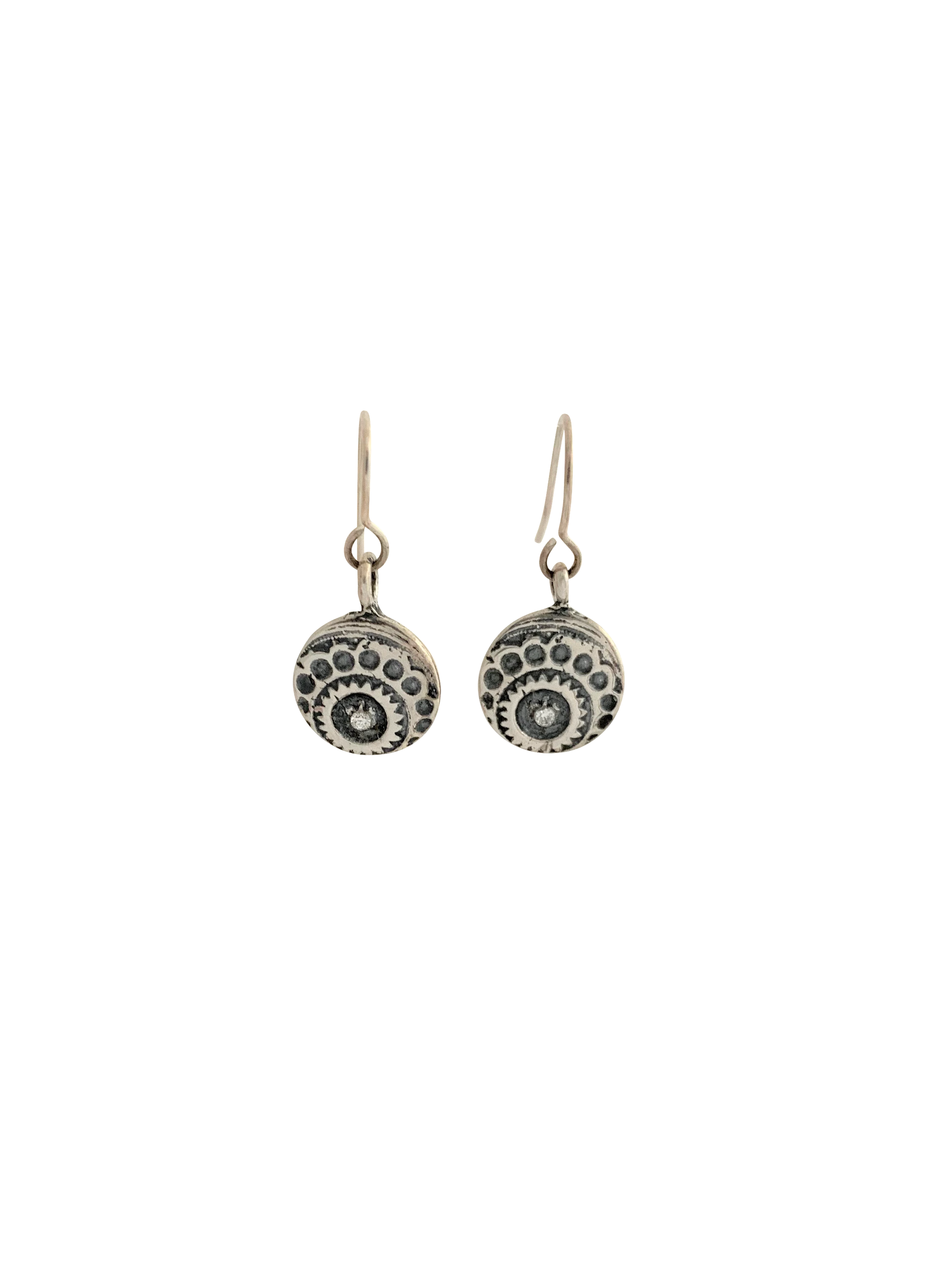 Sterling Energy Drop Earrings