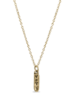 Gold & Bronze VOTE Necklace