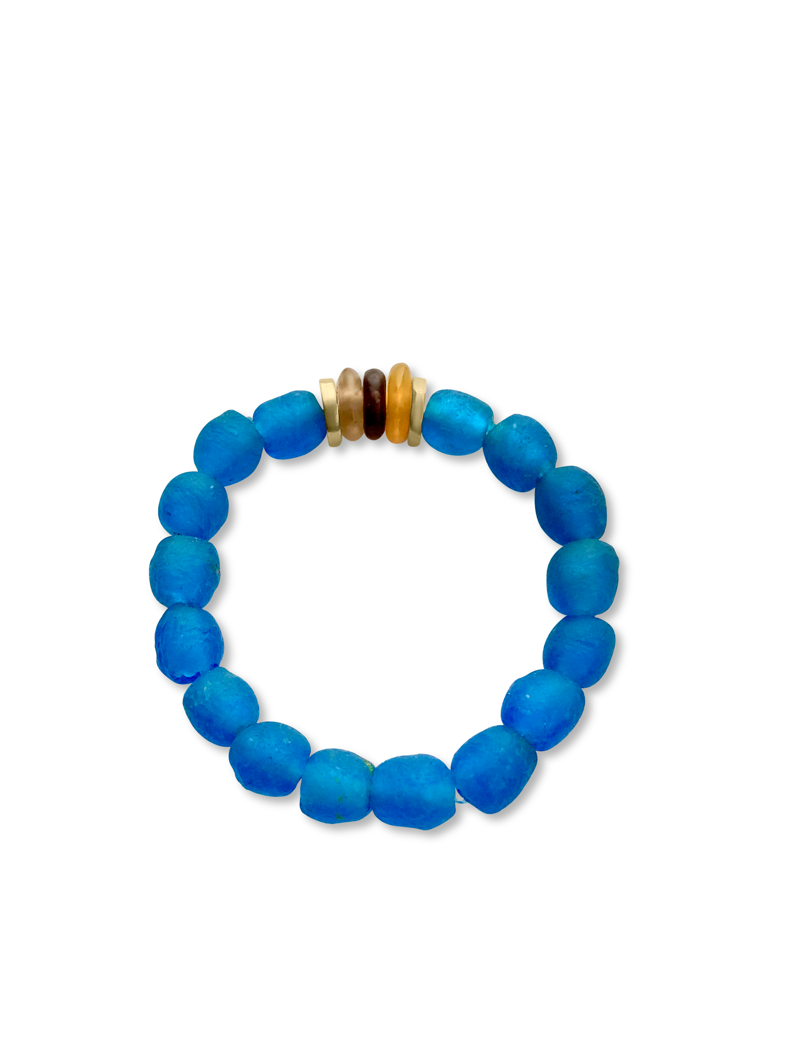 African Trade Bead Bracelet