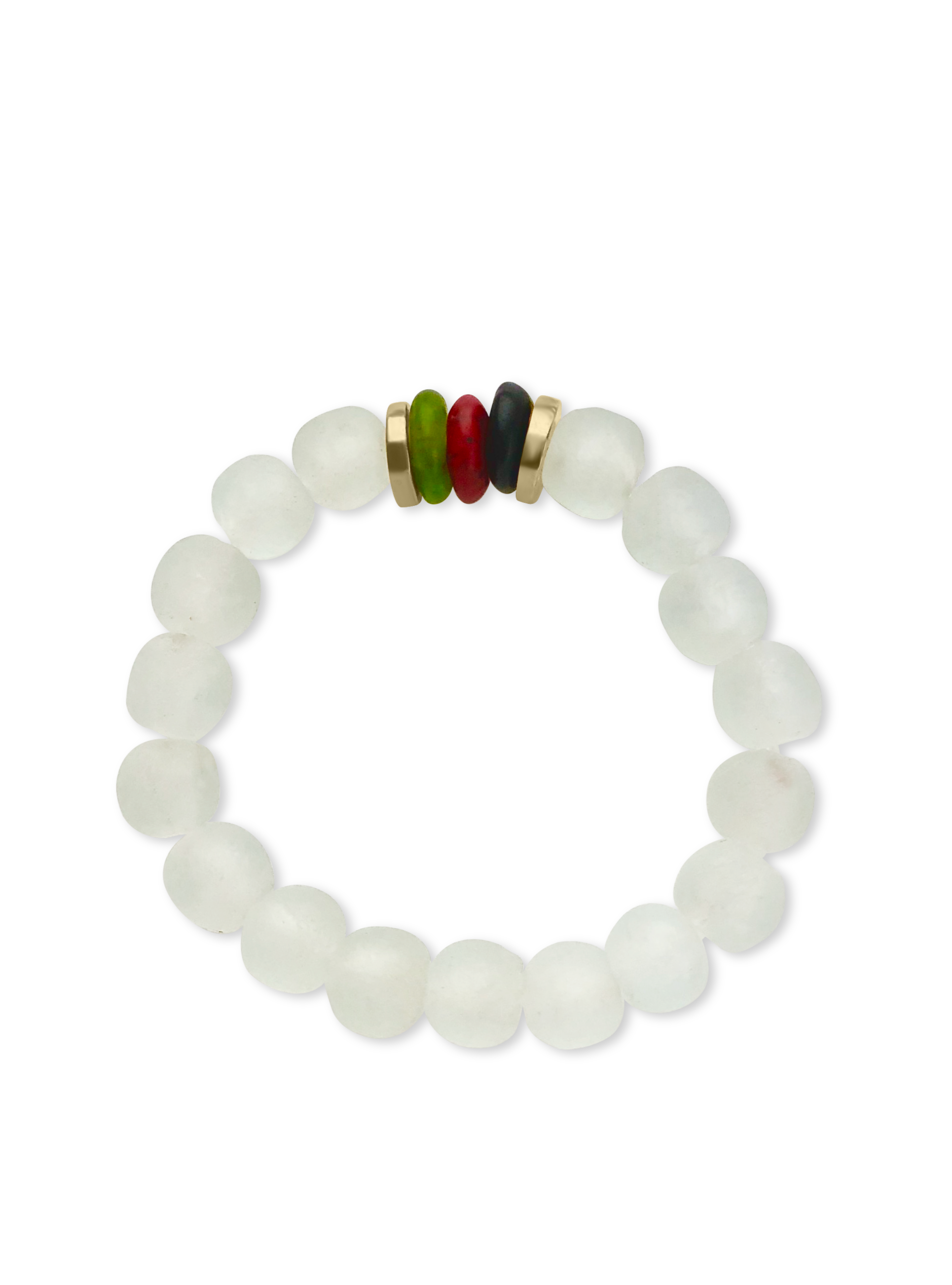 African Trade Bead Bracelet