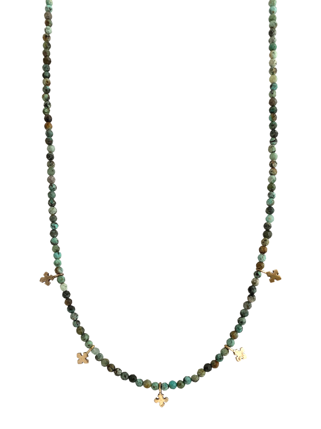 Courage & Devotion Turquoise Necklace - Available in Three Stones