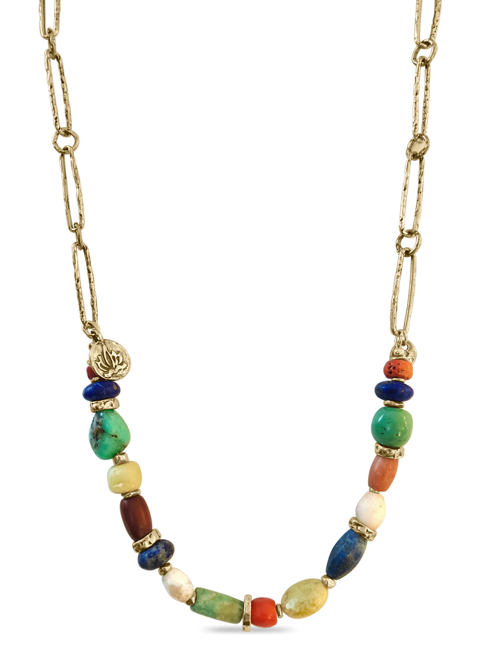 Rainbow Stone Necklace