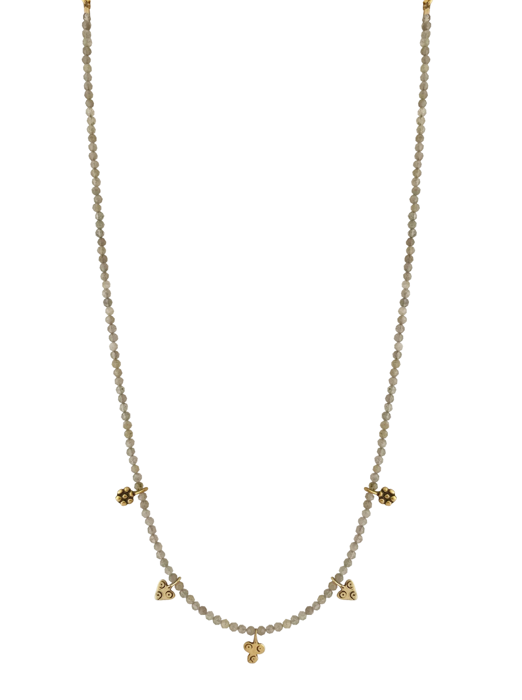 Labradorite Nomadic Necklace - Three Options